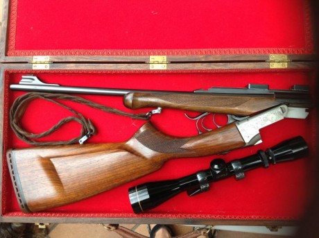 Vendo Zanardini Fuchs plegable en calibre 6,5X57R 
El rifle ha tirado muy pocos tiros, de hecho lleva 00