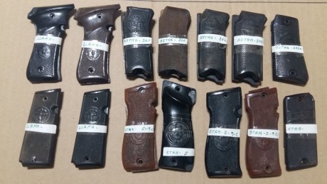 Vendo estas cachas  de varios modelos de pistola, y cargadores, 20190212_182439.jpg  las cachas a 20e 00