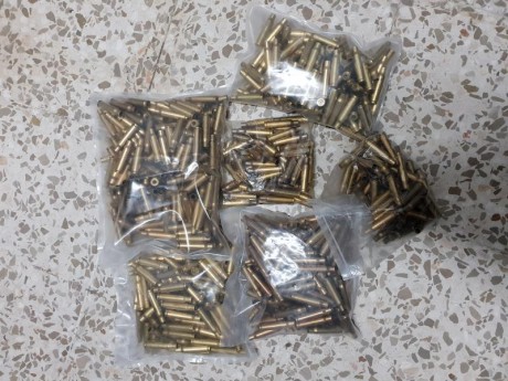 Se vende 596 vainas clibre .308.
Variada S&B, SBS, RWS, DAG, y las menos PPU, alguna Remington, norma 00