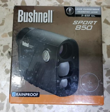 Se vende Telémetro Bushnell Sport 850 totalmente nuevo, solo se ha sacado varias veces de su caja para 01