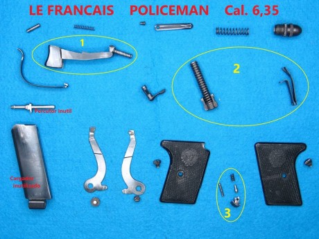 Ofrezco diverso piecerio (NO PIEZAS FUNDAMENTALES) procedente de un Lote de Armas que ya estaban INUTILIZADAS, 11