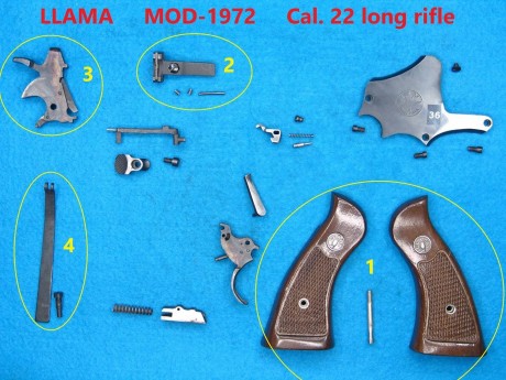 Ofrezco diverso piecerio (NO PIEZAS FUNDAMENTALES) procedente de un Lote de Armas que ya estaban INUTILIZADAS, 10
