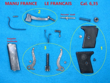 Ofrezco diverso piecerio (NO PIEZAS FUNDAMENTALES) procedente de un Lote de Armas que ya estaban INUTILIZADAS, 20