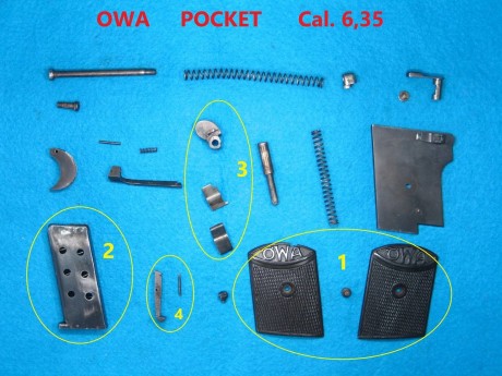 Ofrezco diverso piecerio (NO PIEZAS FUNDAMENTALES) procedente de un Lote de Armas que ya estaban INUTILIZADAS, 30