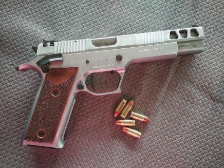 --Se retira de la venta. Total, no voy a encontrar mejor pistola de competición. El que tiene que mejorar 01