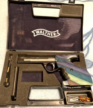 VENDO WALTHER KSP 200 :
Pistola del 22 LR., ideal para tiradores, que se inician en la competición, muy 01