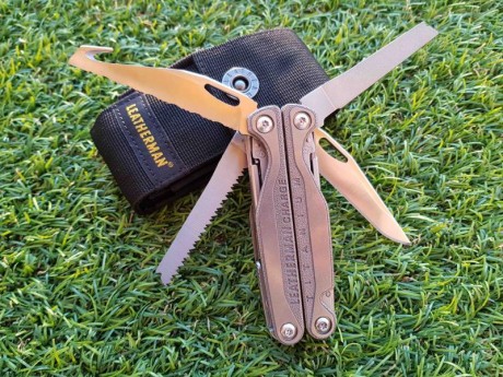 Hola compañeros,

Pongo a la venta esta multiherramienta Leatherman Charge TTI Plus, la gama mas alta 11