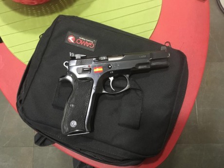 Hola,vendo por no usar apenas una CZ85 preparada para precision,en muy buen estado,el arma esta en Barcelona 01
