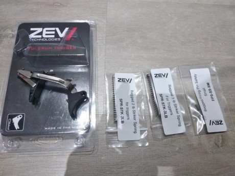 Buenas tardes,
Vendo disparador de competición Zev para Glock Gen4.
Incluye:
- Varilla disparador Zev 00
