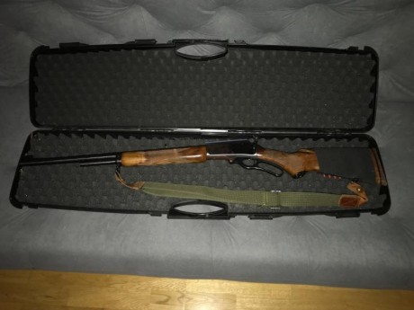 Por no utilizar se vendo palanquero Marlin 444, en muy bues estado, con maletin, funda de culata para 02