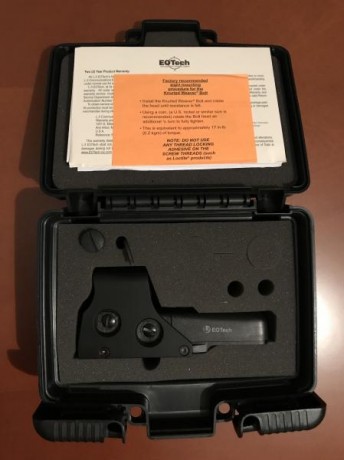 Vendo mi visor holografico Eotech 512.A65. Estado nuevo, solo probado una vez en galeria con 30 disparos 01