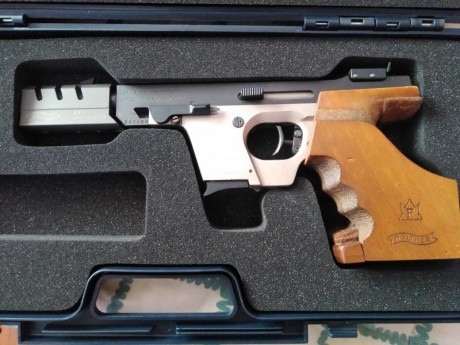 Vendo esta Walther Gsp Expert en calibre 22 l.r., se encuentra en muy buen estado y conservación, se puede 02