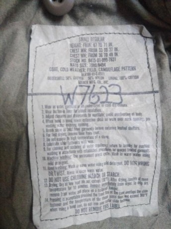 Hola, vendo este chaqueton del ejercito polaco nuevo,el camuflage que usan actualmente las fuezas armadas 42
