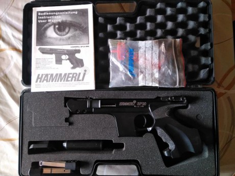 Hola, vendo esta Hammerli SP 20 RRS cal 32 S&W , esta perfecta, trae todos los complementos, se puede 02