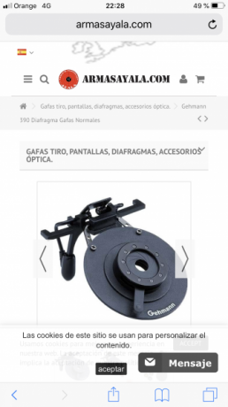 Hola, vendo diafragma German para montar en gafas normales totalmente nueva, lo compre y no me vale para 00