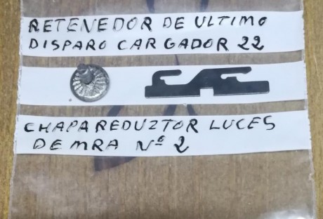VENDO COMPONENTES DE LA WALTHER GSP ó GSP EXPERT

•	Caset disparador completo moderno ajustado +- un kilo 00