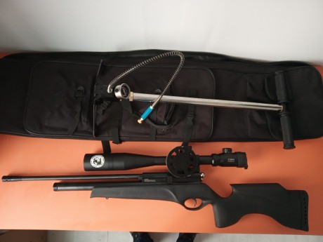 vendo carabina bsa modelo scorpion tactical t 10.  con dos cargadores uno multitiro y otro monotiro.  00