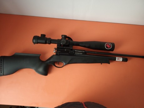 vendo carabina bsa modelo scorpion tactical t 10.  con dos cargadores uno multitiro y otro monotiro.  20