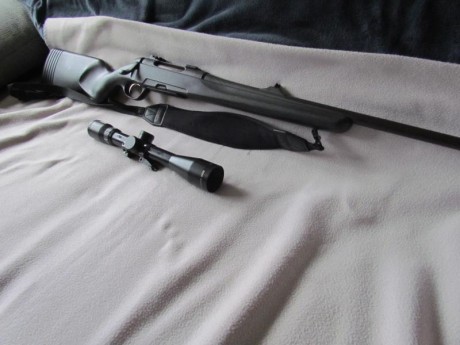 Hola,

Vendo Manlincher Pro Hunter en calibre 7mmRM, pelo frances, con monturas appel y visor busnhell 00