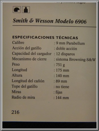  Vendo Smith & Wesson 6906 
Ideal para defensa personal.
Perfecto estado!
 Precio: 500€  11