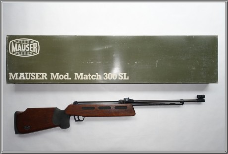 carabina de aire comprimido Mouser Match 300 SL. 4,5.
Sólo estrenada!
Estado impecable!
 Precio: 500€ 02
