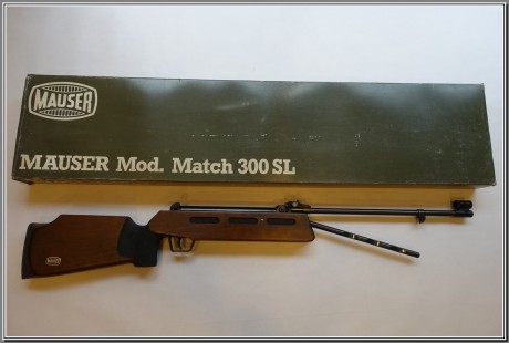  carabina de aire comprimido Mouser Match 300 SL. 4,5.
Sólo estrenada!
Estado impecable!
 Precio: 500€ 01