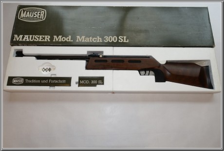  carabina de aire comprimido Mouser Match 300 SL. 4,5.
Sólo estrenada!
Estado impecable!
 Precio: 500€ 00