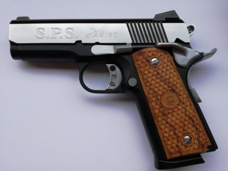 Hola de nuevo, pongo a la venta mi SPS amigo del calibre 45 acp, comprada nueva (único propietario)  hace 01