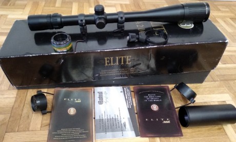 Vendo Visor Busnhell Elite 4200 de 8-32×44, tubo de 1 pulgada, Reticula Mildot, en perfecto estado de 01