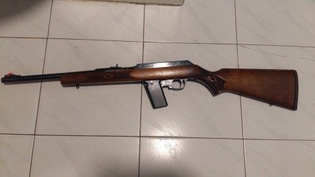 Vendo estas dos Carabinas Marlin una del calibre 9mm para y la otra calibre 45 las dos semi en perfecto 22