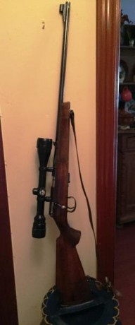 Hola,
Vendo rifle Anschutz con cerrojo calibre 22 en buen estado en Madrid. La madera tiene algunos toques 02