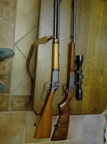 Hola,vendo los siguientes rifle
Winchester 94,calibre 30-30 350€
Semi remington 7400,calibre 280,holografico 01