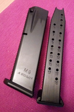 Busco cargador de beretta 92Fs (original o compatible) que se encuentre en perfectas condiciones , preferentemente 42