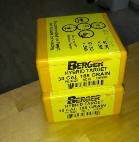 VENDIDAS 176 puntas Berger de 185 grains Hibridas

REBAJADAS A 100 Euros con el envio incluido en la peninsula. 00