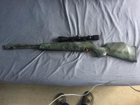 Carabina del 5.5 como nueva se vende por no usar opcion de comprarla con monturas y visor imperator de 01