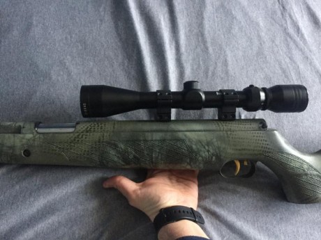 Carabina del 5.5 como nueva se vende por no usar opcion de comprarla con monturas y visor imperator de 00