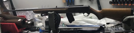 Se vende rifle semiautomatico Browning BAR 1 calibre 300 con carril picatinny, esta en muy buen estado 01