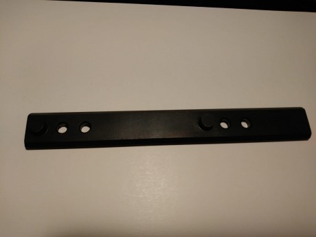 Buenas se venden 3 unidades de carril weaver para bases leupold de acero cincado, valen para browning 00