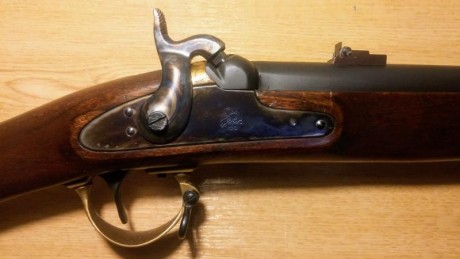 Por dejar la modalidad...
Vendo rifle ZOUAVE 1863 Match (7 estrías), comprado hace dos años, cañón de 00