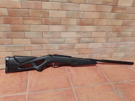 Vendo carabina de aire comprimido bull whisper igt 5.5, funciona a la perfección con algunas marcas del 00