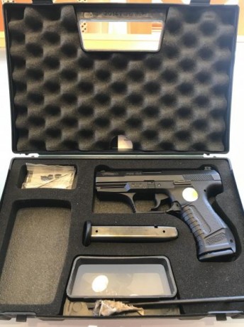 Por abandono de la afición VENDO pistola WALTHER P.99.cal 9mm., en un EXCELENTE ESTADO DE USO y con pocas 02