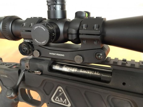    -SAVAGE TACTICAL .308 Win 
Chasis Accurate Mag con culata plegable mecanizado en Aluminio. 
Cañón bull 02