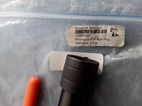  20190328_113912.jpg  20190328_113900.jpg 
Prolongador con su muelle para Remington 870 del 20. Es en 02
