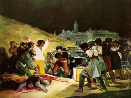 Oigo, Patria, tu aflicción,
y escucho el triste concierto
que forman, tocando a muerto,
la campana y el 00