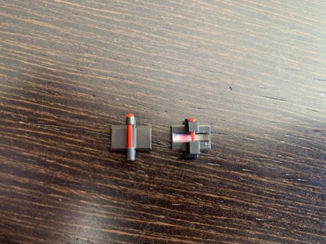 Vendo un alza marca JB para pistolas INFINITY o STI,
Precio 30 euros 
2 puntos de fibra JB para cañón 12