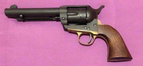 Por abandonar el tiro, vendo revolver Pietta millenium con cañon de 5-1/2 calibre 45 LC, esta en perfecto 01