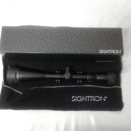 Vendo visor Sightron SII 6-24x42 con reticula mil dot y ajuste de paralaje frontal , ha estado puesto 02