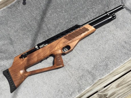 Que os parece esta carabina ?

 Se fabrica en corea del sur. Primera de la foto es de madera pintada de 120