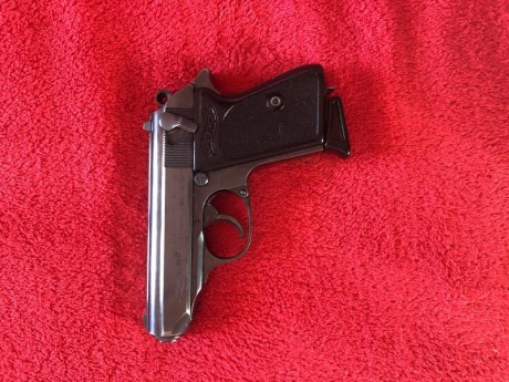 Hola vendo o cambio walther ppk 9ct funciona perfectamente 2 cargadores pavon desgastado un poco en algunas 02