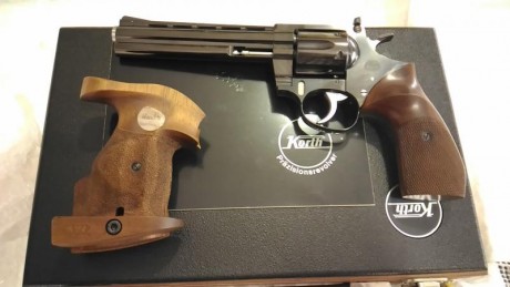 Con todo el dolor de mi corazón he pensado en vender mi revolver KORTH ( El Rolls Royce de los Revólveres), 10